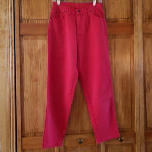 CONGO JEANS red jeans sz 12 woman